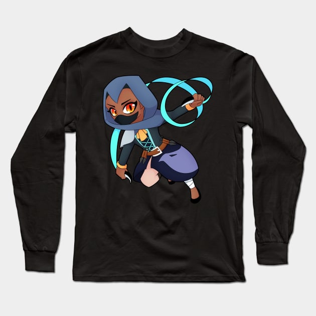 Chibi Rashida Long Sleeve T-Shirt by zacharymorgan